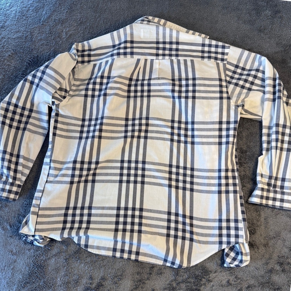 Vintage 90s Levi's International Collection Shirt Medium Plaid Nova Check Style - Picture 6 of 6